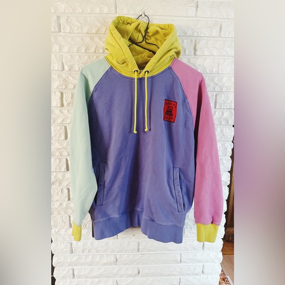 Teddy Fresh Color Block Hooded Sweatshirt - Picture 3 of 7